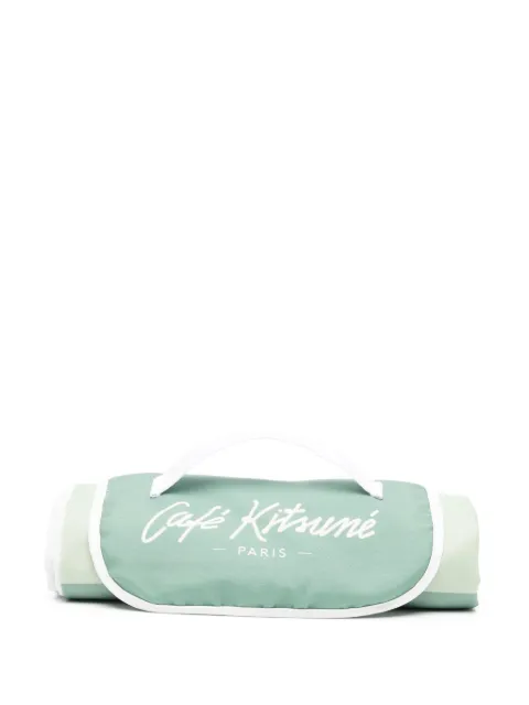 CAFÉ KITSUNÉ checkerboard picnic blanket