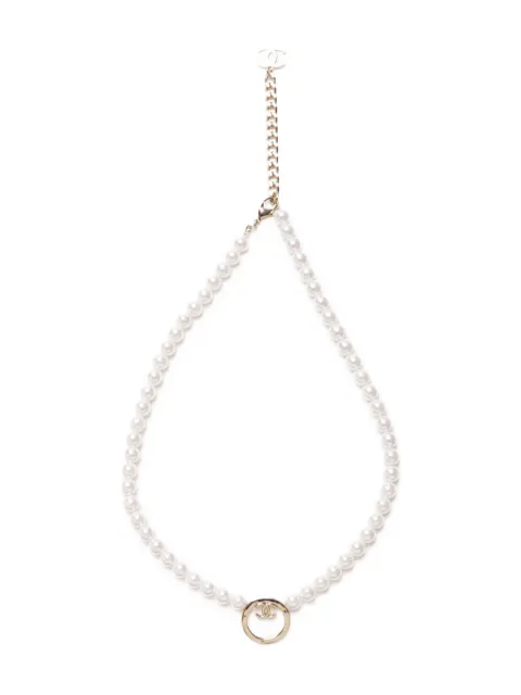 CHANEL Pre-Owned Interlocking CC necklace 