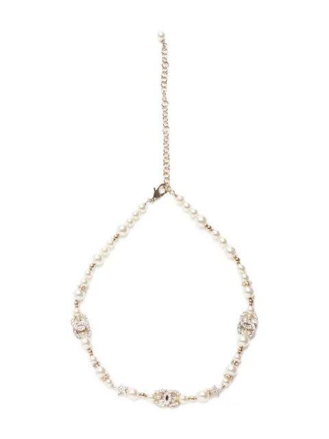 CHANEL Pre-Owned collar con motivo CC entrelazado