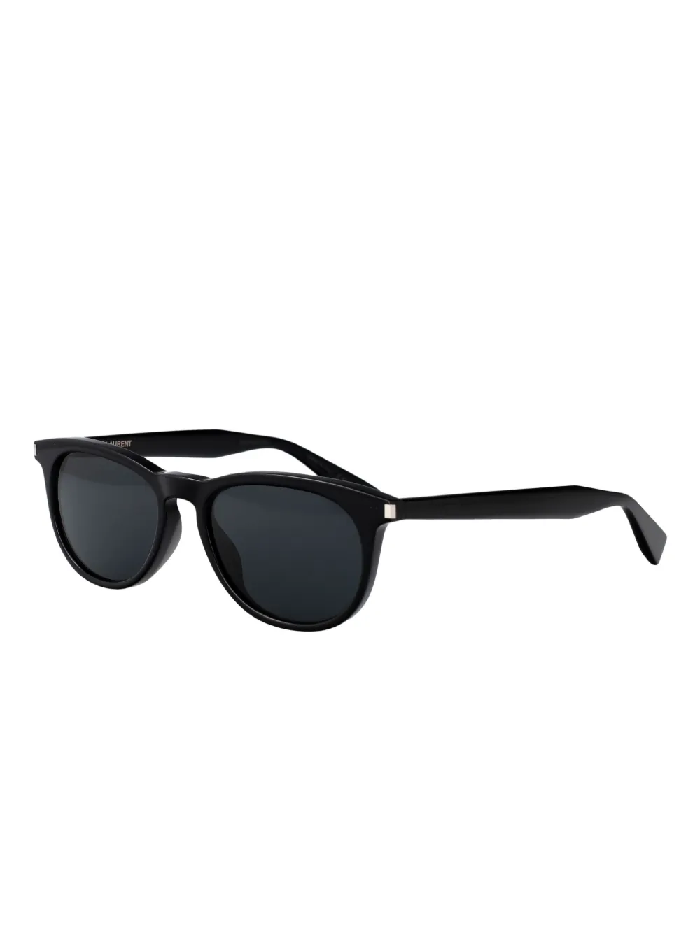 Saint Laurent Eyewear Zonnebril met ovalen montuur - Zwart