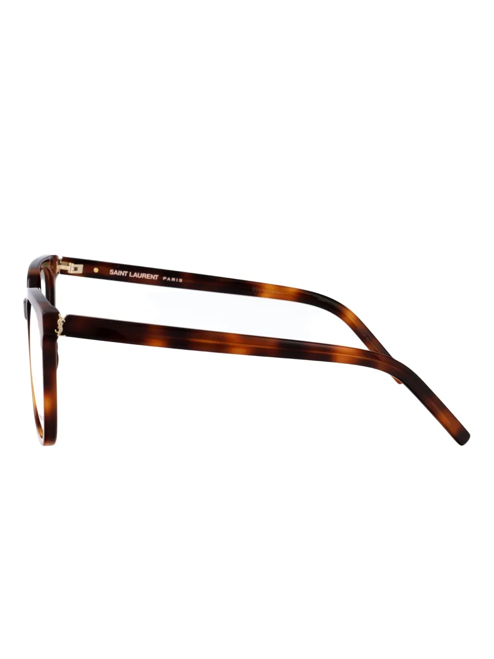 Saint Laurent Eyewear Bril met vierkant montuur Bruin