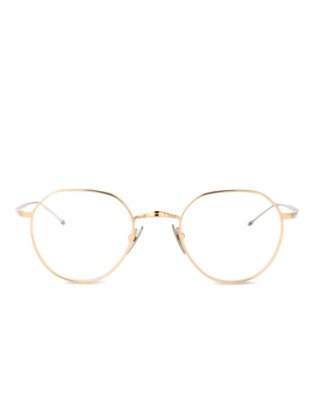 Thom Browne Eyewear lentes con armazón redonda | dorado | Image 1