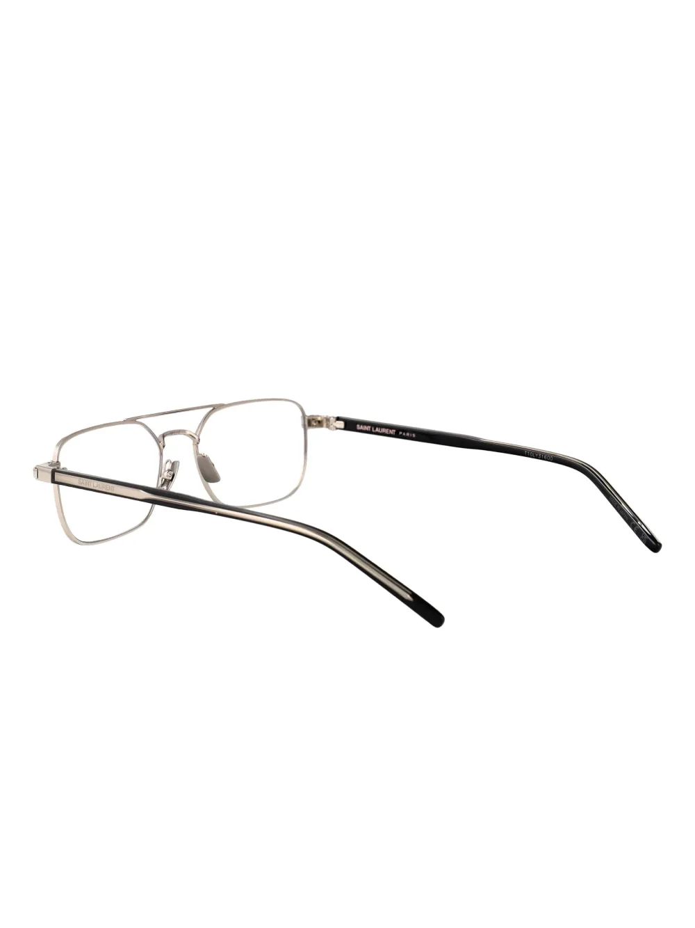 Saint Laurent Eyewear Bril met rechthoekig montuur Goud