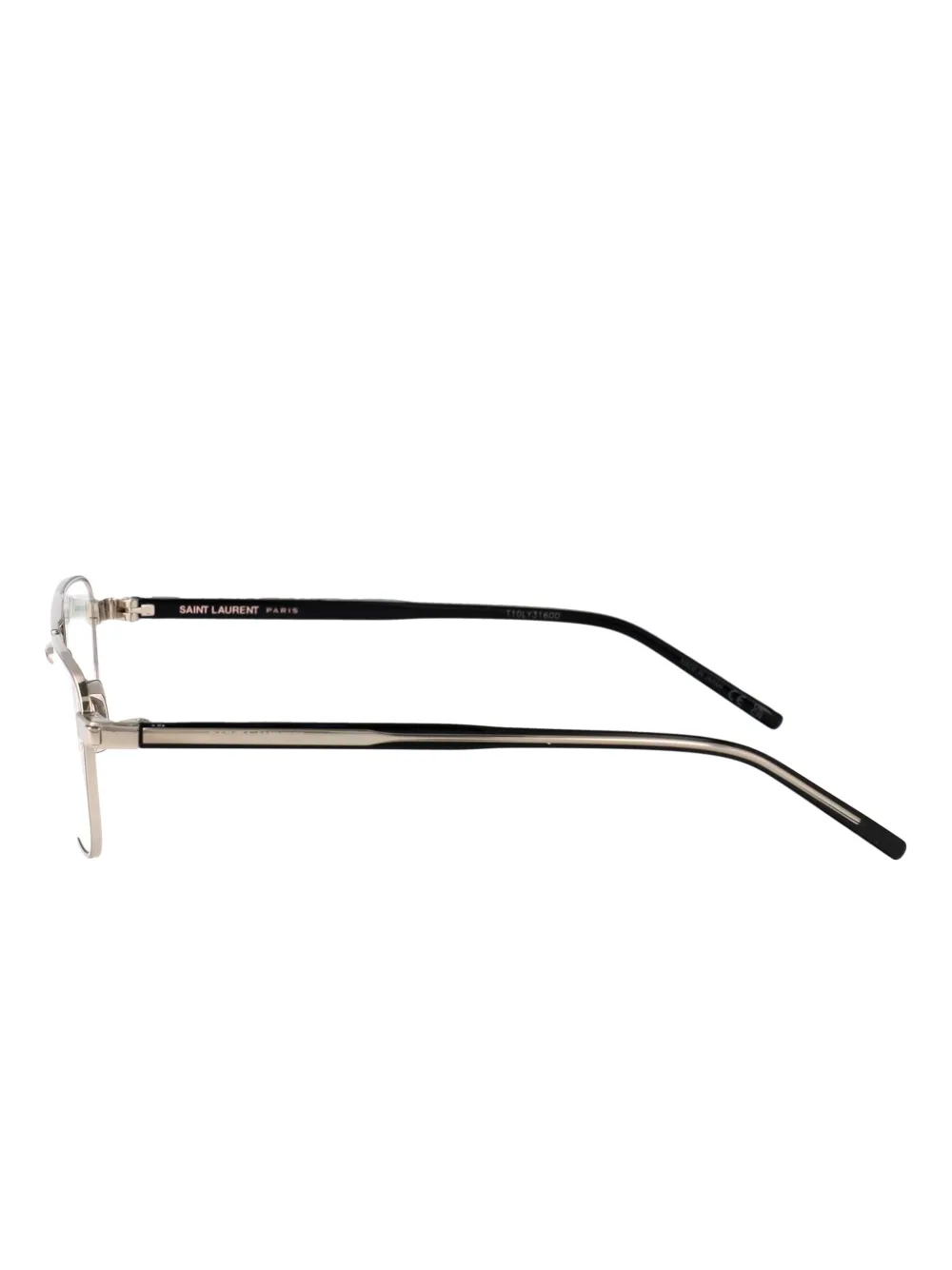 Saint Laurent Eyewear Bril met rechthoekig montuur Goud