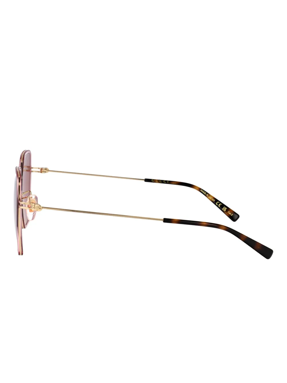 Gucci Eyewear Zonnebril met GG-logo Roze
