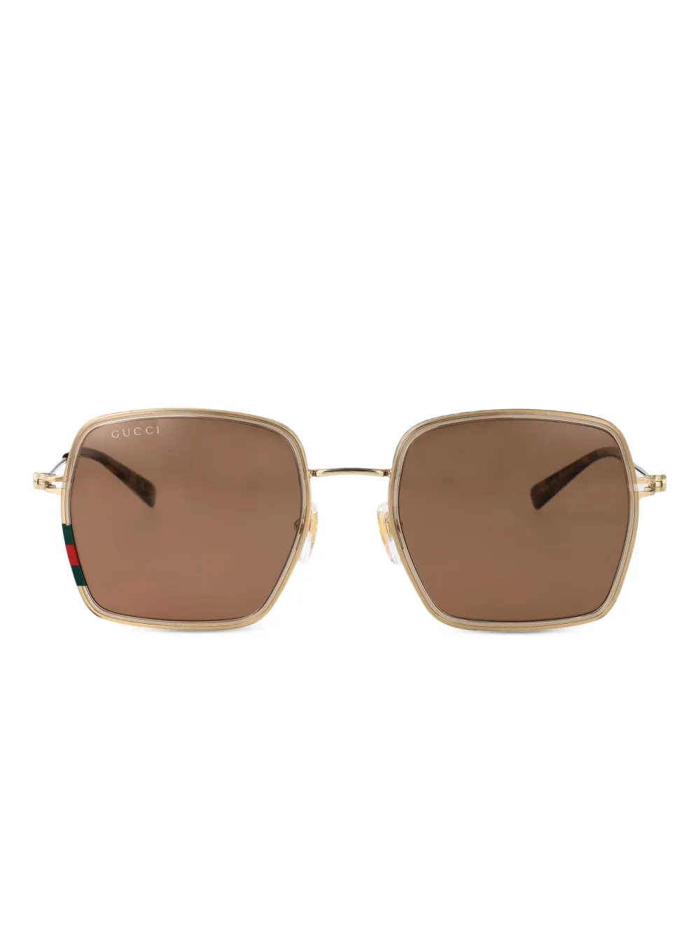 Gucci Eyewear Zonnebril met GG-logo Beige