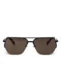 Jacquemus pilot-frame sunglasses - Black