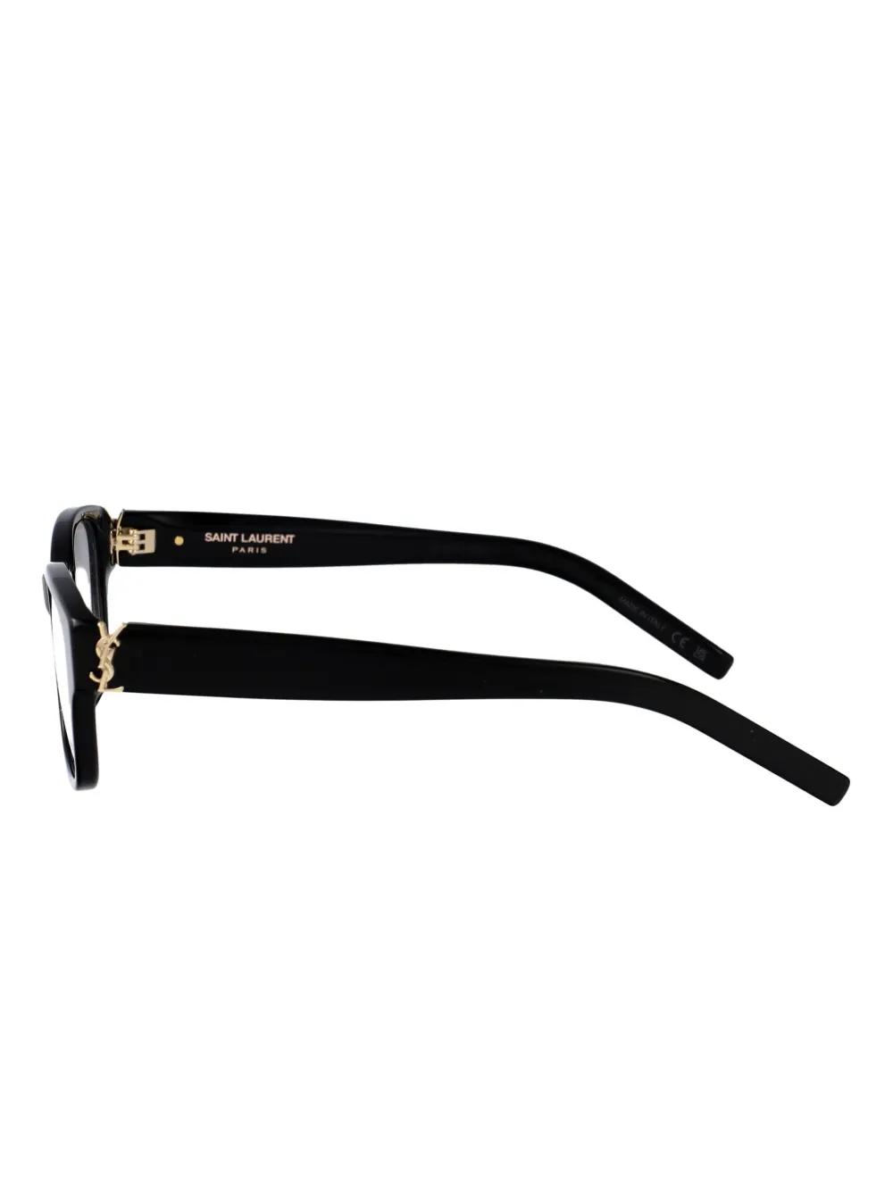 Saint Laurent Eyewear Bril met rechthoekig montuur Zwart