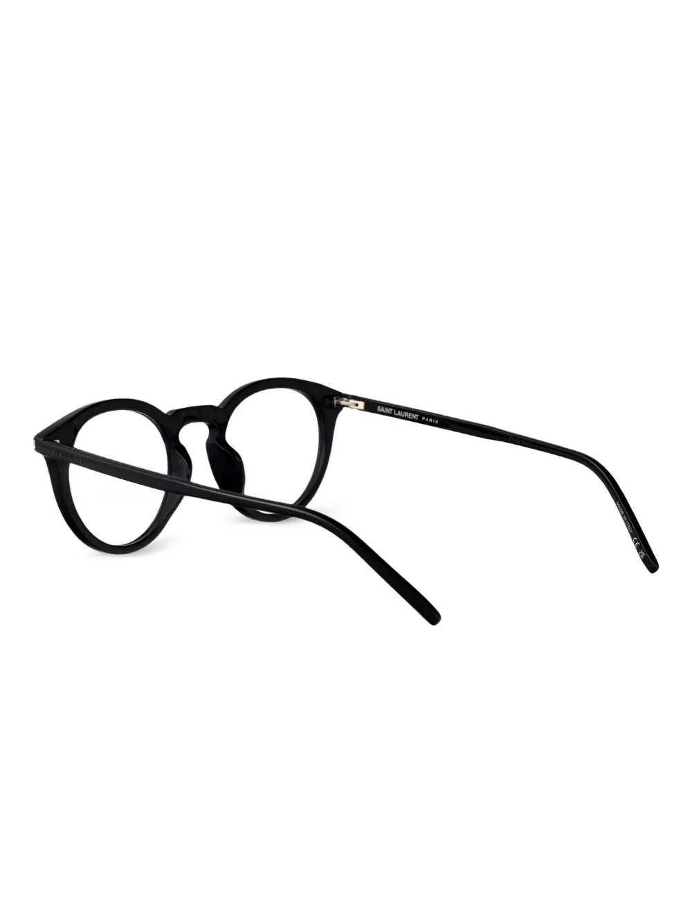 Saint Laurent Eyewear Bril met rond montuur Zwart