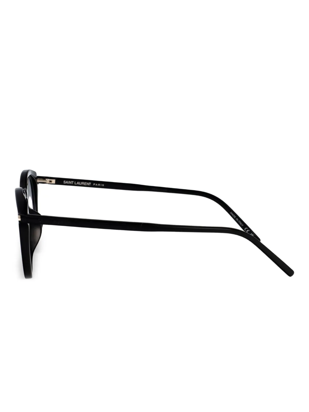 Saint Laurent Eyewear Bril met rond montuur Zwart