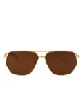 Jacquemus pilot-frame sunglasses - Gold