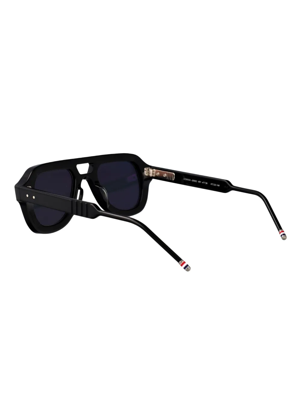 Thom Browne Eyewear Zonnebril met dubbele neusbrug Zwart
