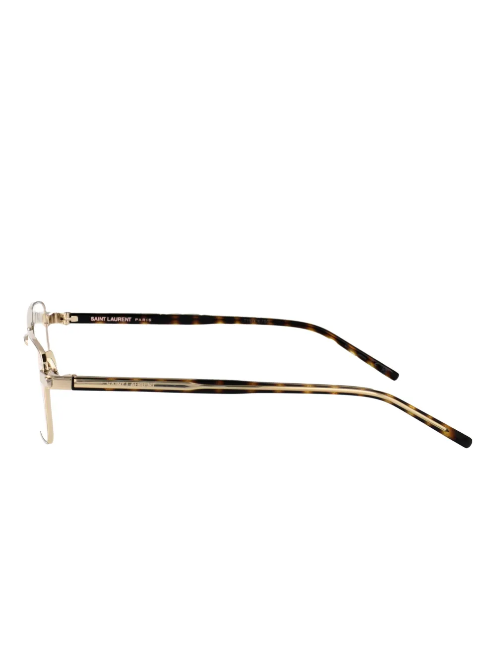 Saint Laurent Eyewear Bril met rechthoekig montuur Goud