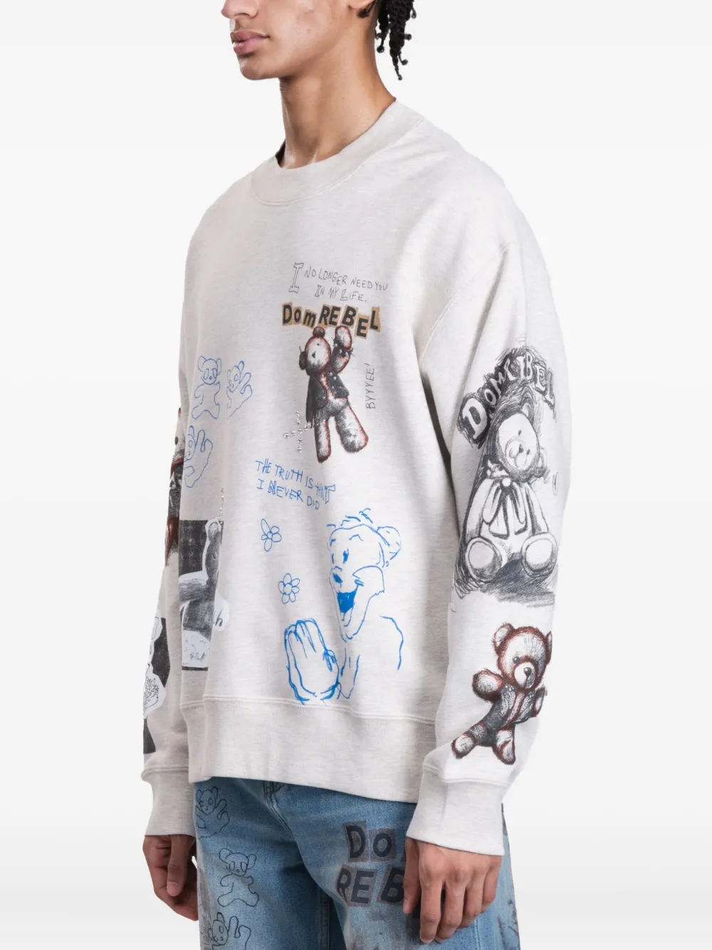 DOMREBEL Stuffy sweatshirt - Beige