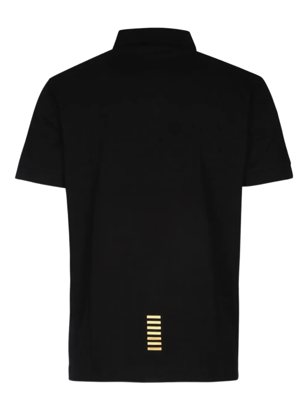 Ea7 Emporio Armani logo-detail polo shirt - Zwart