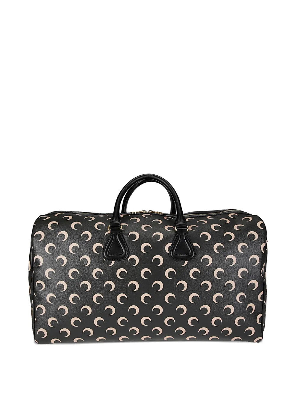 Marine Serre Grote Moon Canvas Strike tas Zwart