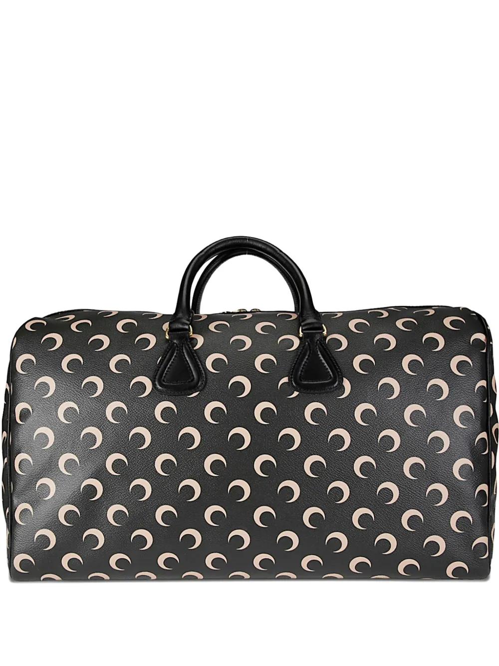 Marine Serre Grote Moon Canvas Strike tas Zwart