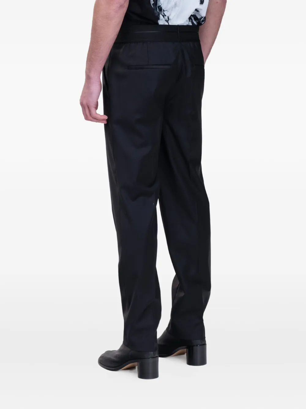 Helmut Lang Wollen broek Zwart