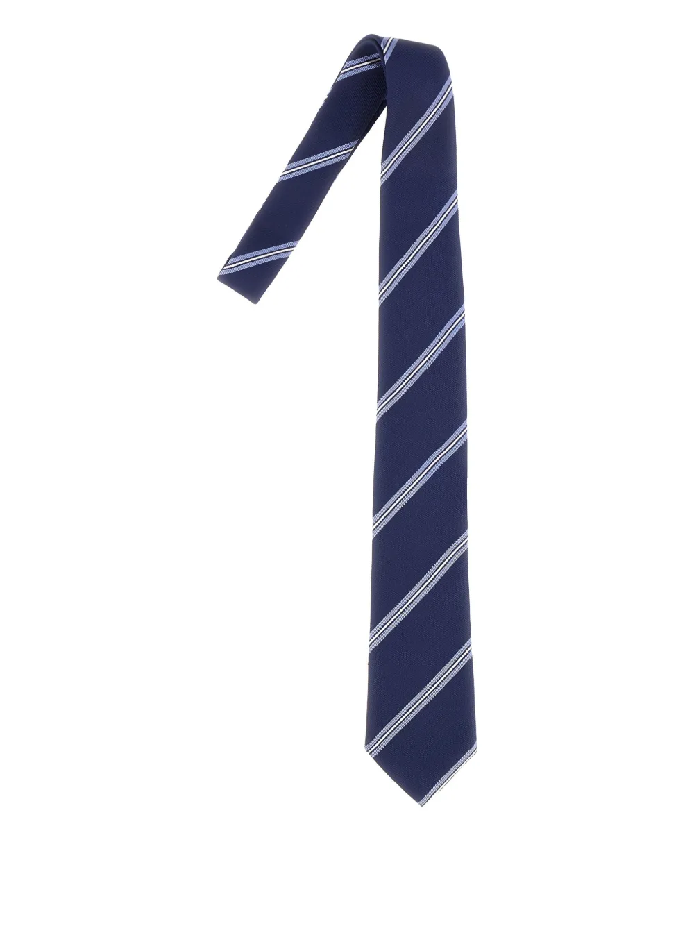 Corneliani Gestreepte stropdas Blauw