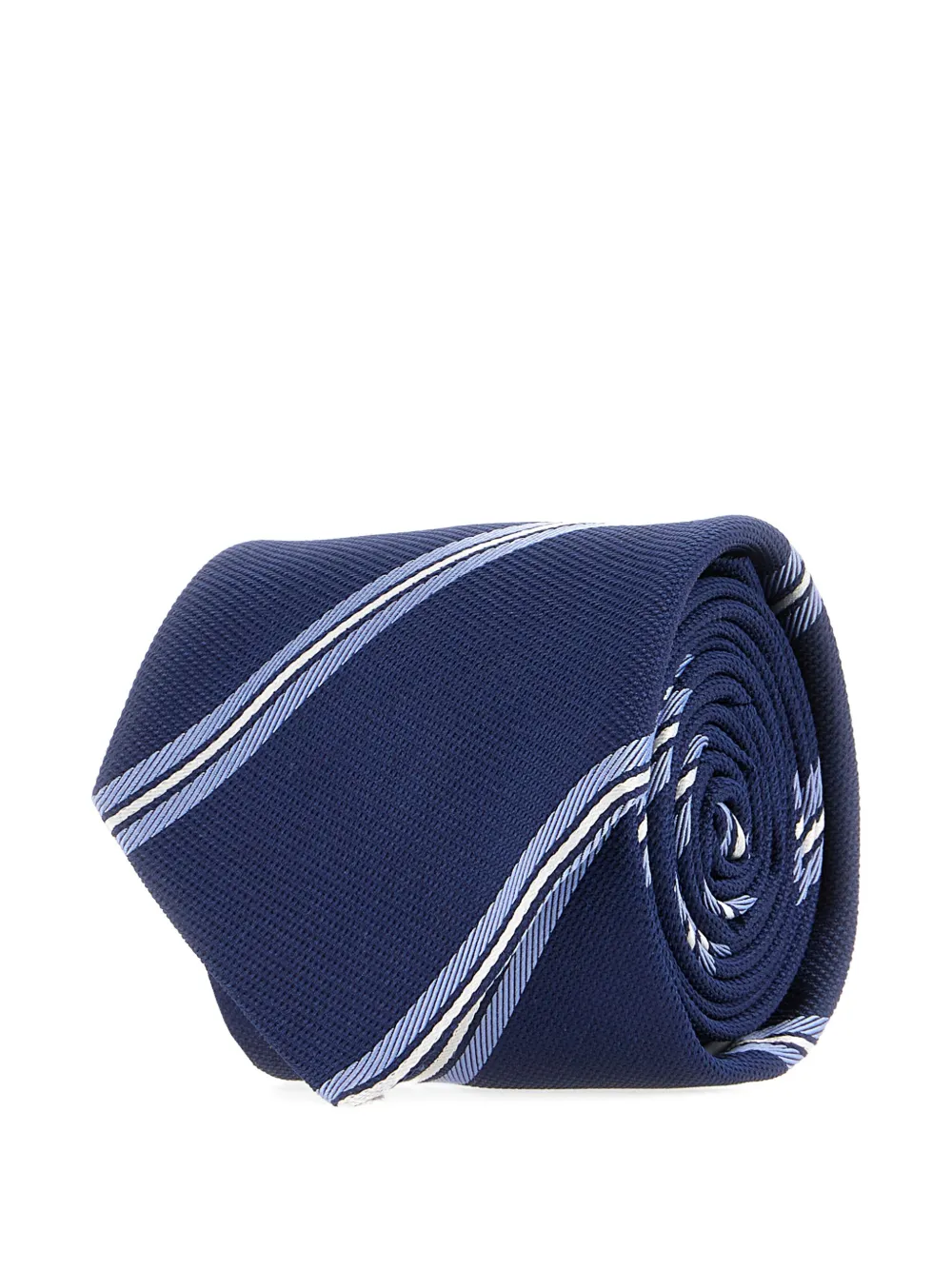 Corneliani Gestreepte stropdas Blauw