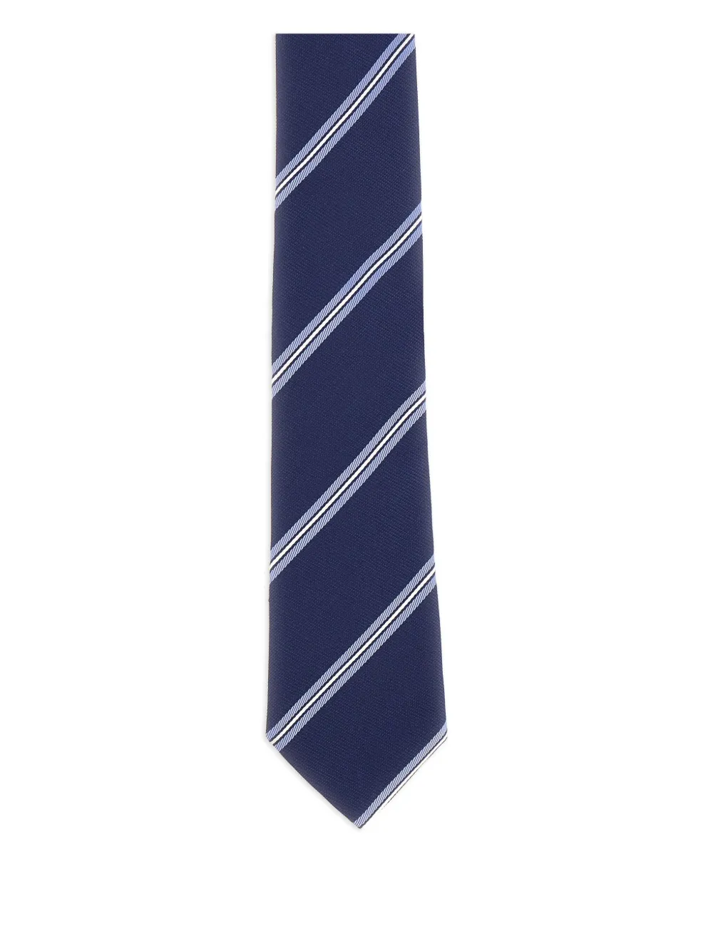 Corneliani Gestreepte stropdas Blauw