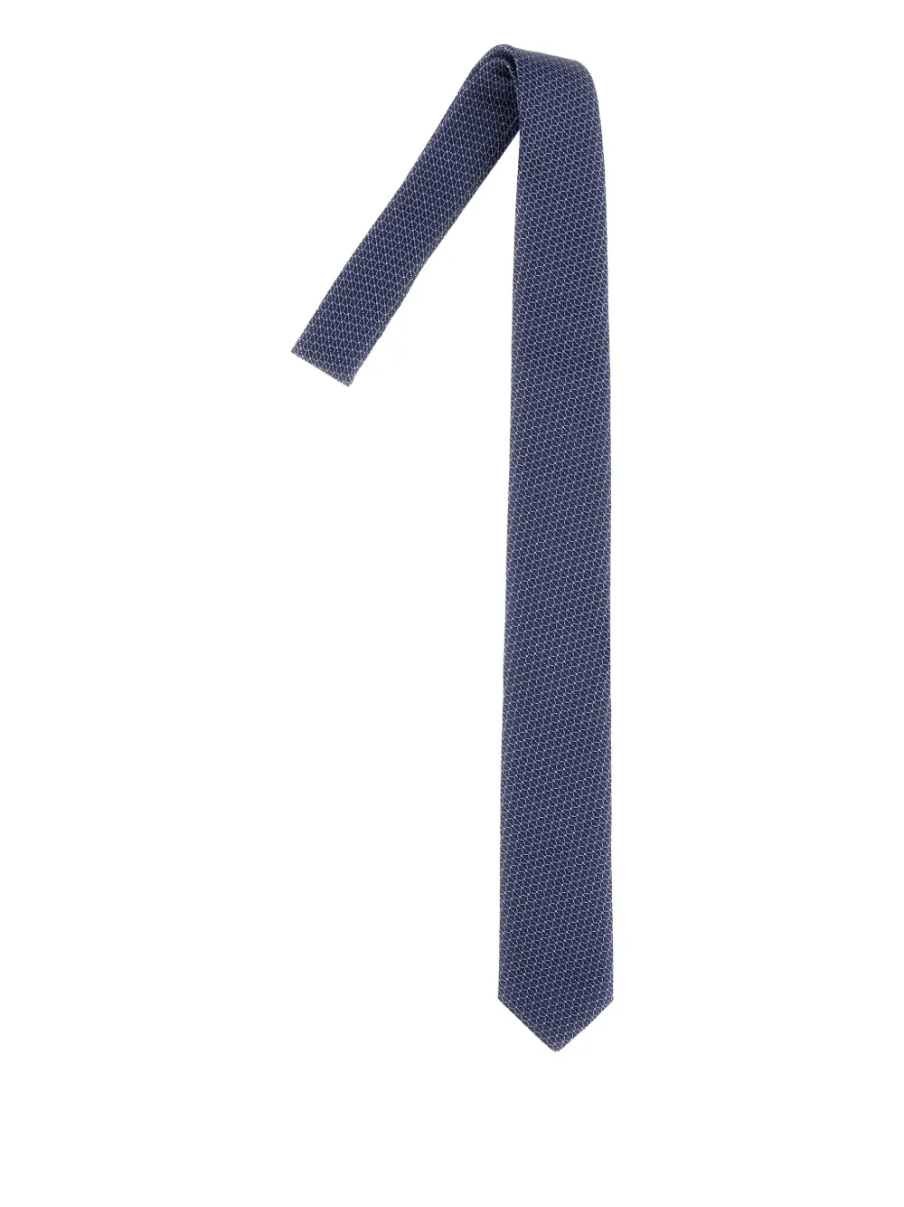 Corneliani Stropdas met geborduurd patroon Blauw