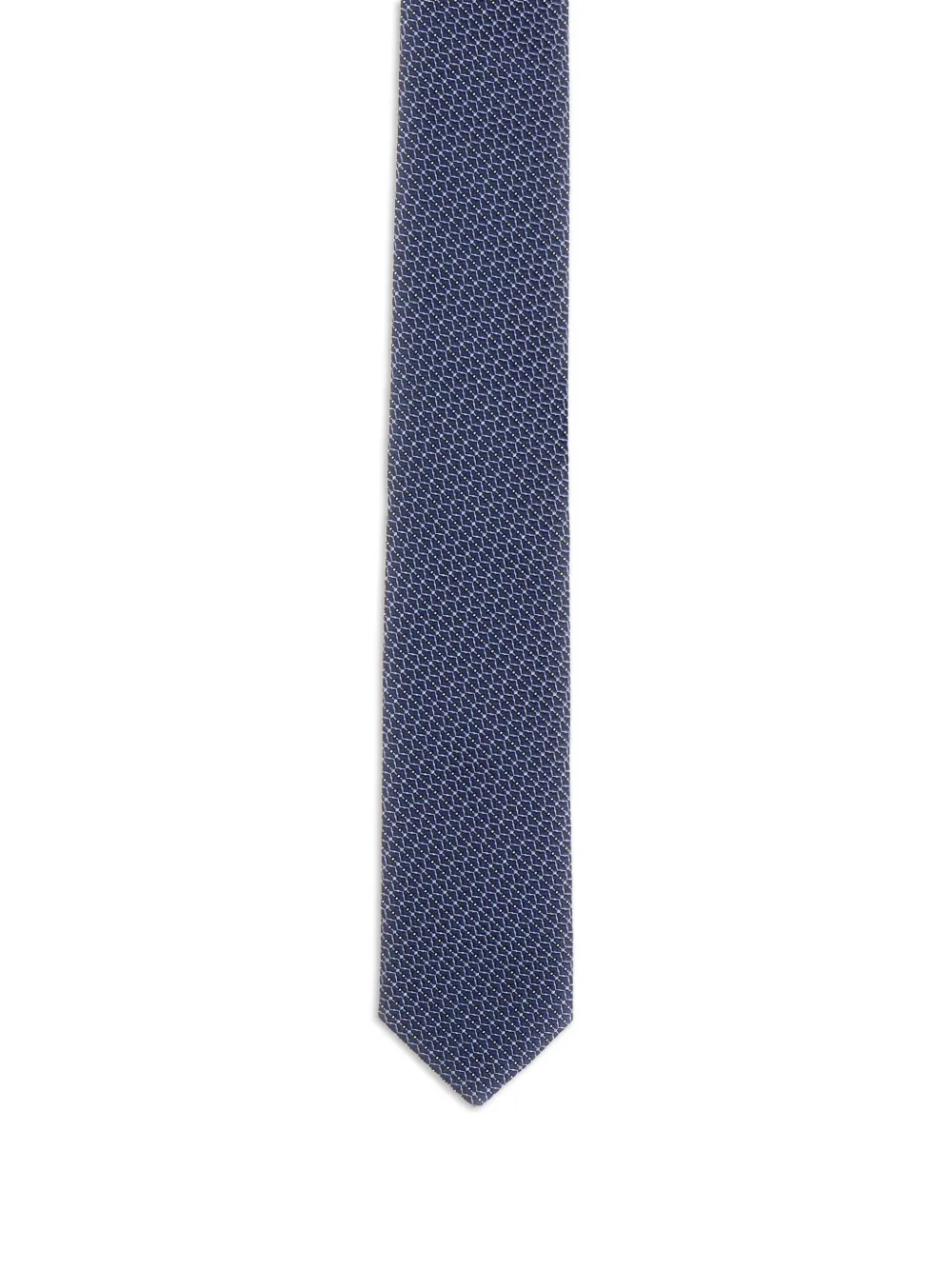Corneliani Stropdas met geborduurd patroon Blauw