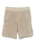 James Perse woven cotton terry cargo shorts - Brown