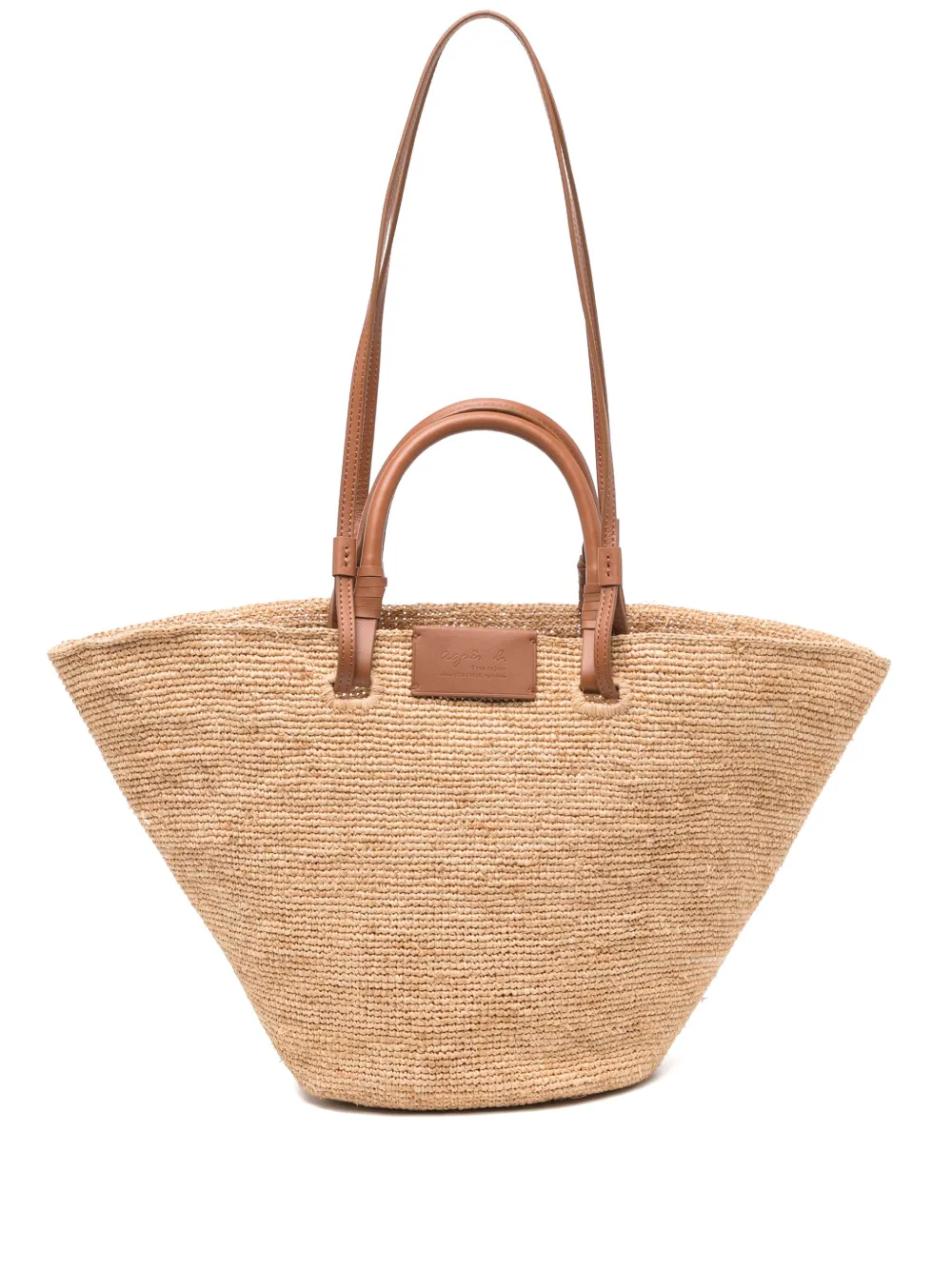 Agnès B. Raffia Tote Bag