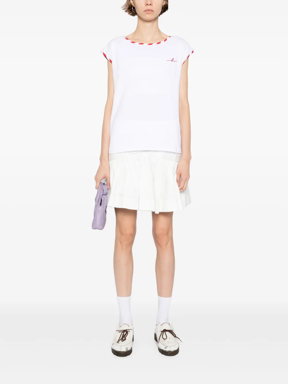 agnès b.  logo-embroidered vest | Vests & Tank Tops | Image 2