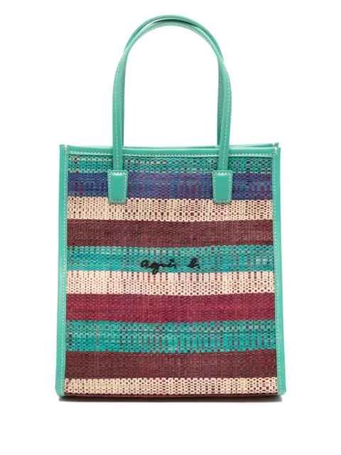 agnès b.  sac cabas en raphia