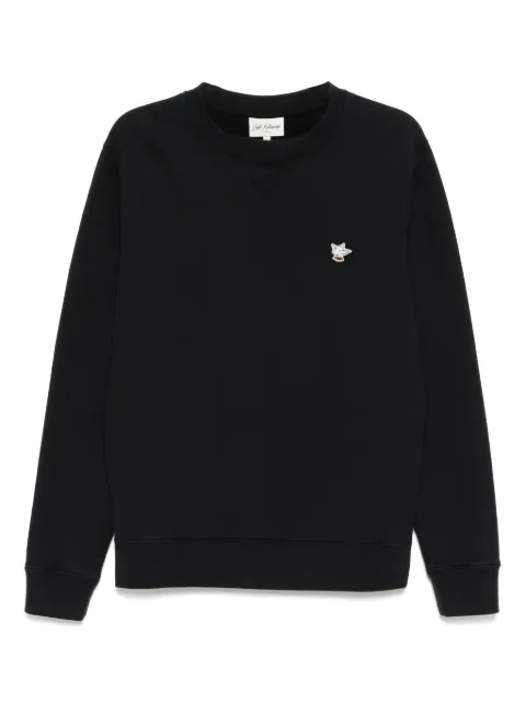 CAFÉ KITSUNÉ Barista Fox-patch sweatshirt