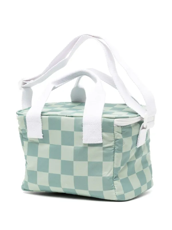 CAFE KITSUNE ストレージボックス CAFÉ KITSUNÉ Checkerboard Cooler Bag | Green | FARFETCH