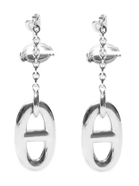 Hermès Pre-Owned drop-design earrings 