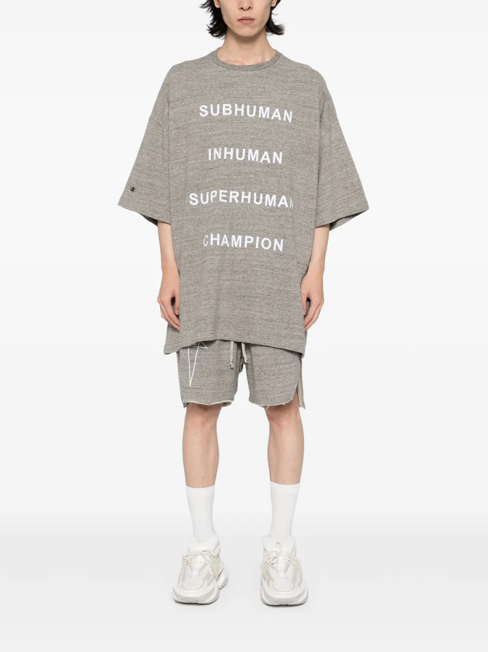 Rick Owens X Champion Tommy T-shirt - Grijs