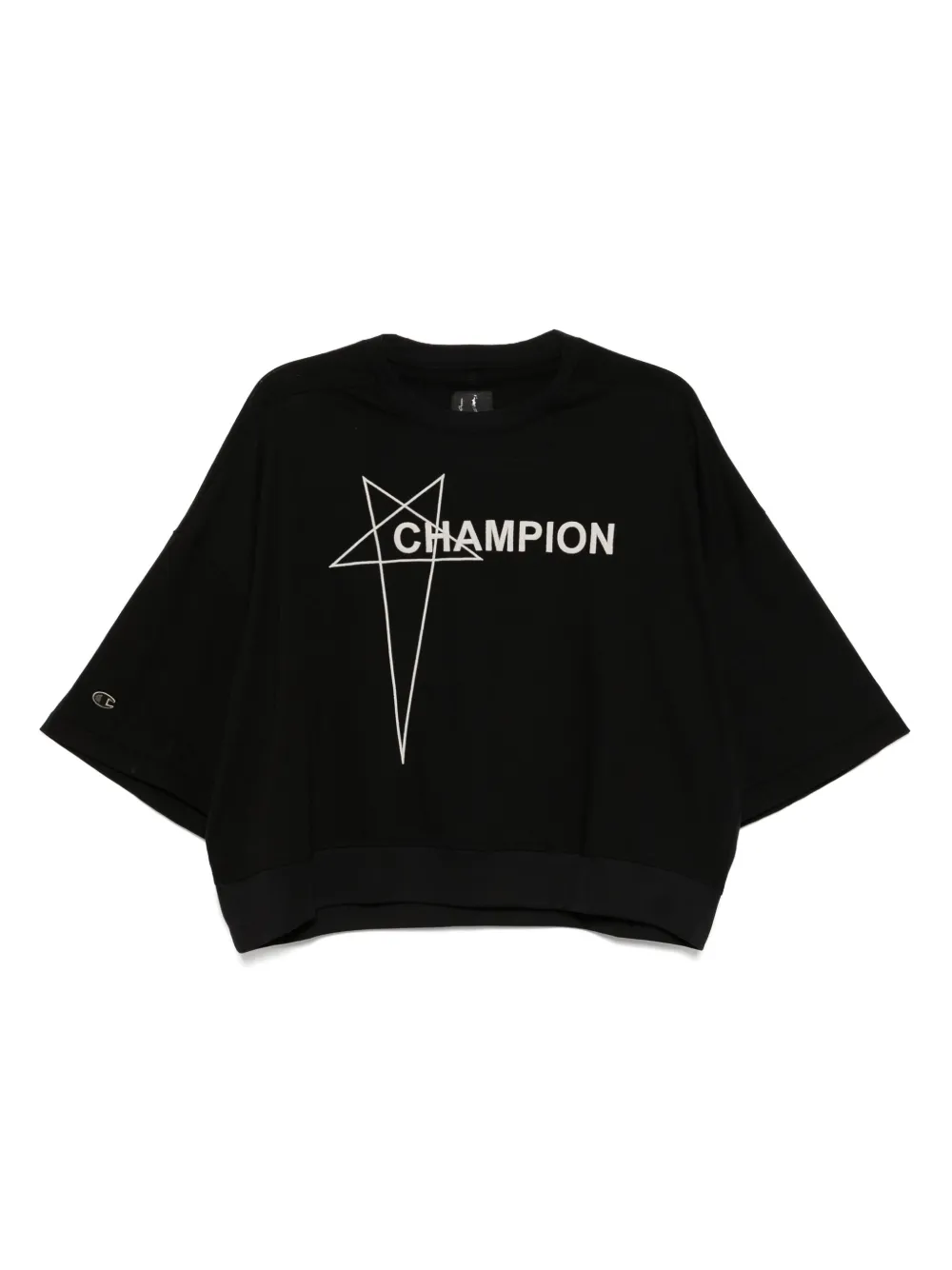 Rick Owens X Champion playera Tommy | negro | Image 1