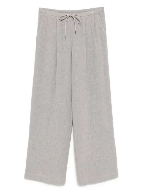 James Perse pleated wool blend pants