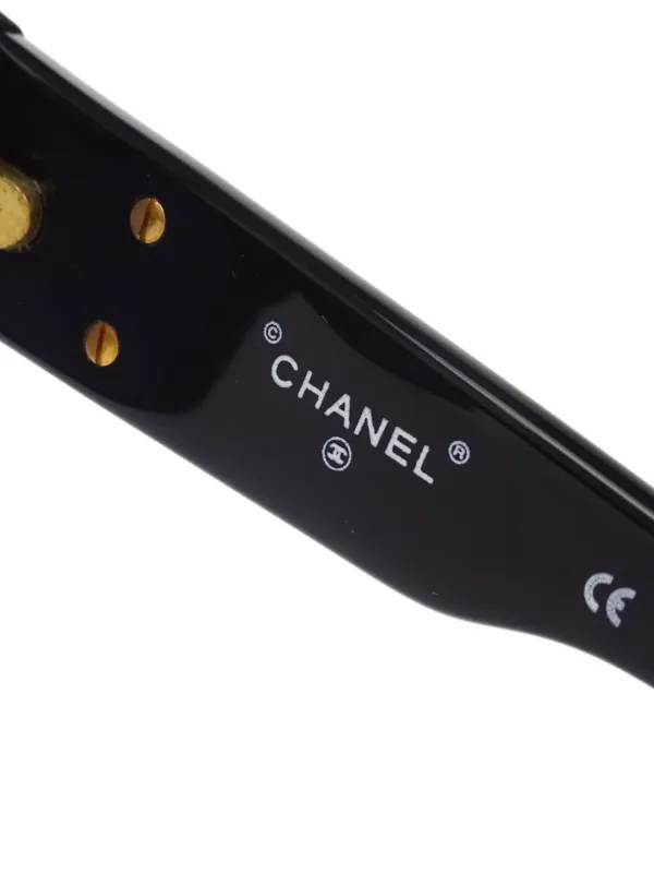 CHANEL Pre-Owned 1990-2000s ココマーク サングラス | ブラック 