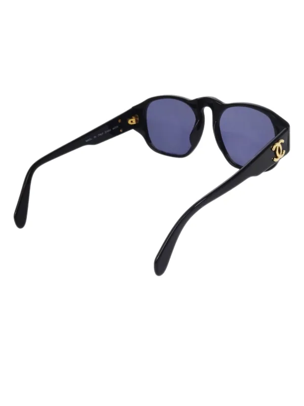 CHANEL Pre-Owned 1990-2000s ココマーク サングラス | ブラック 