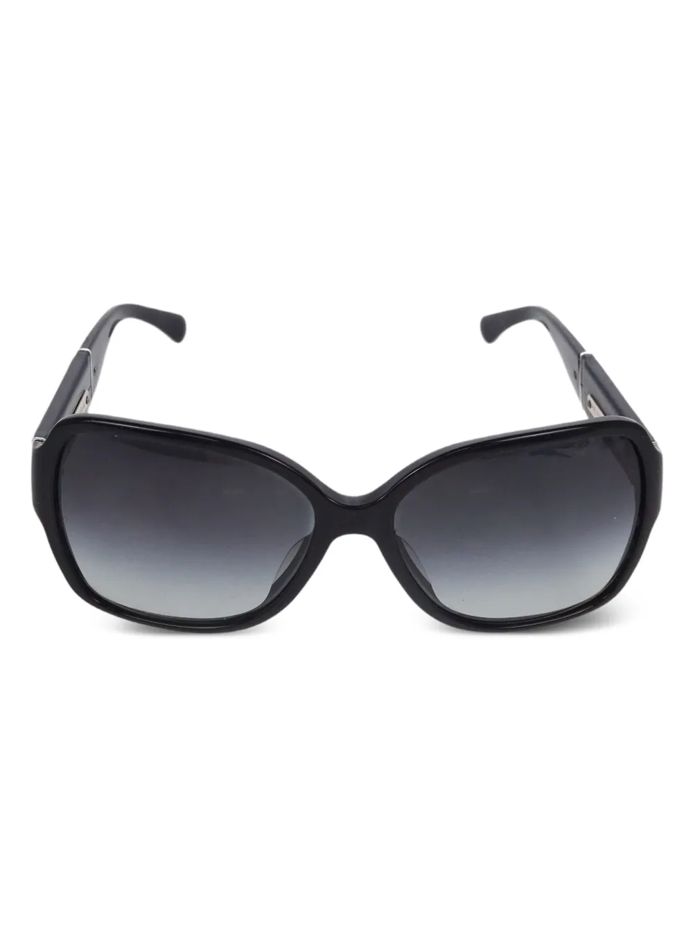 CHANEL Pre-Owned 2010s oversize-frame sunglasses | Black | Image 1