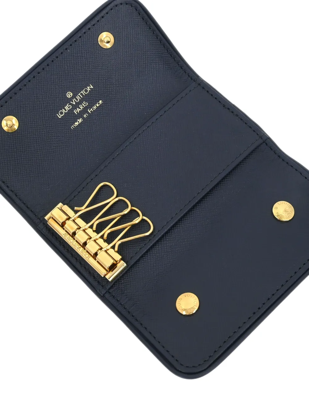 Pre-owned Louis Vuitton Monogram Canvas Wallet In Blue