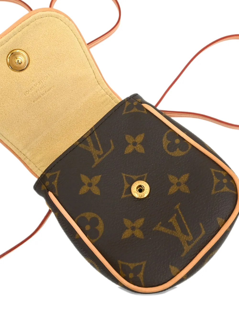 Pre-owned Louis Vuitton 2005 Cancun Cross Body Bag In Brown