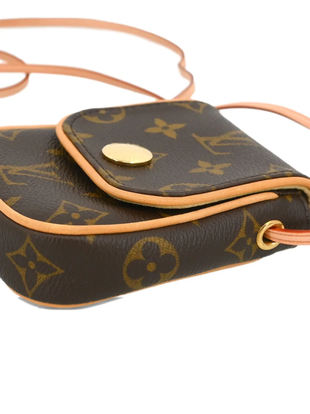 Pre-owned Louis Vuitton 2005 Cancun Cross Body Bag In Brown