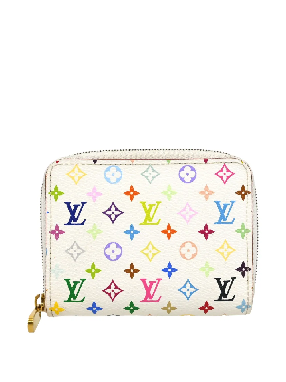 Louis Vuitton Pre-Owned cartera con monograma multicolor y cierre | blanco | Image 1