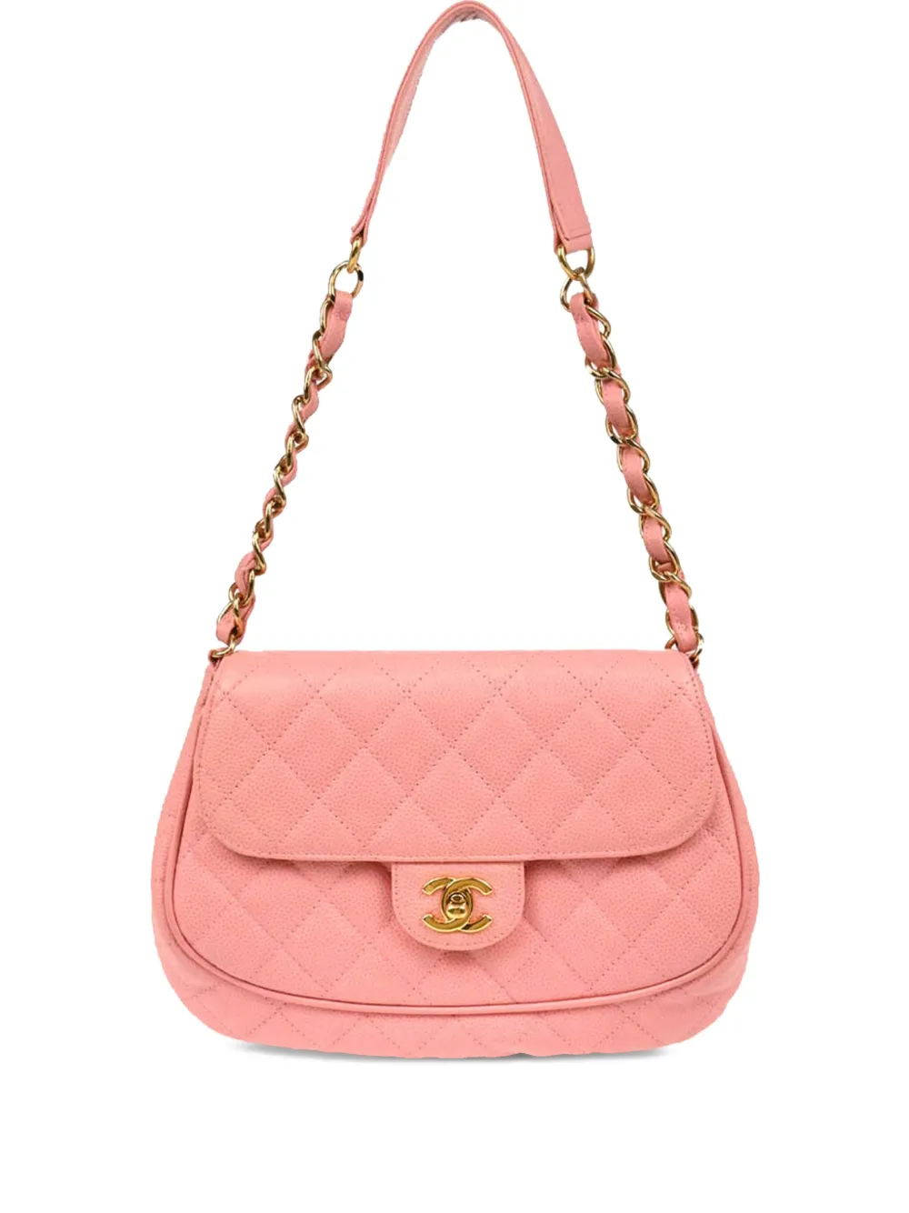 CHANEL Pre-Owned 2003 チェーン ショルダーバッグ - ピンク CHANEL Pre-Owned 2003 チェーン ショルダーバッグ - ピンク