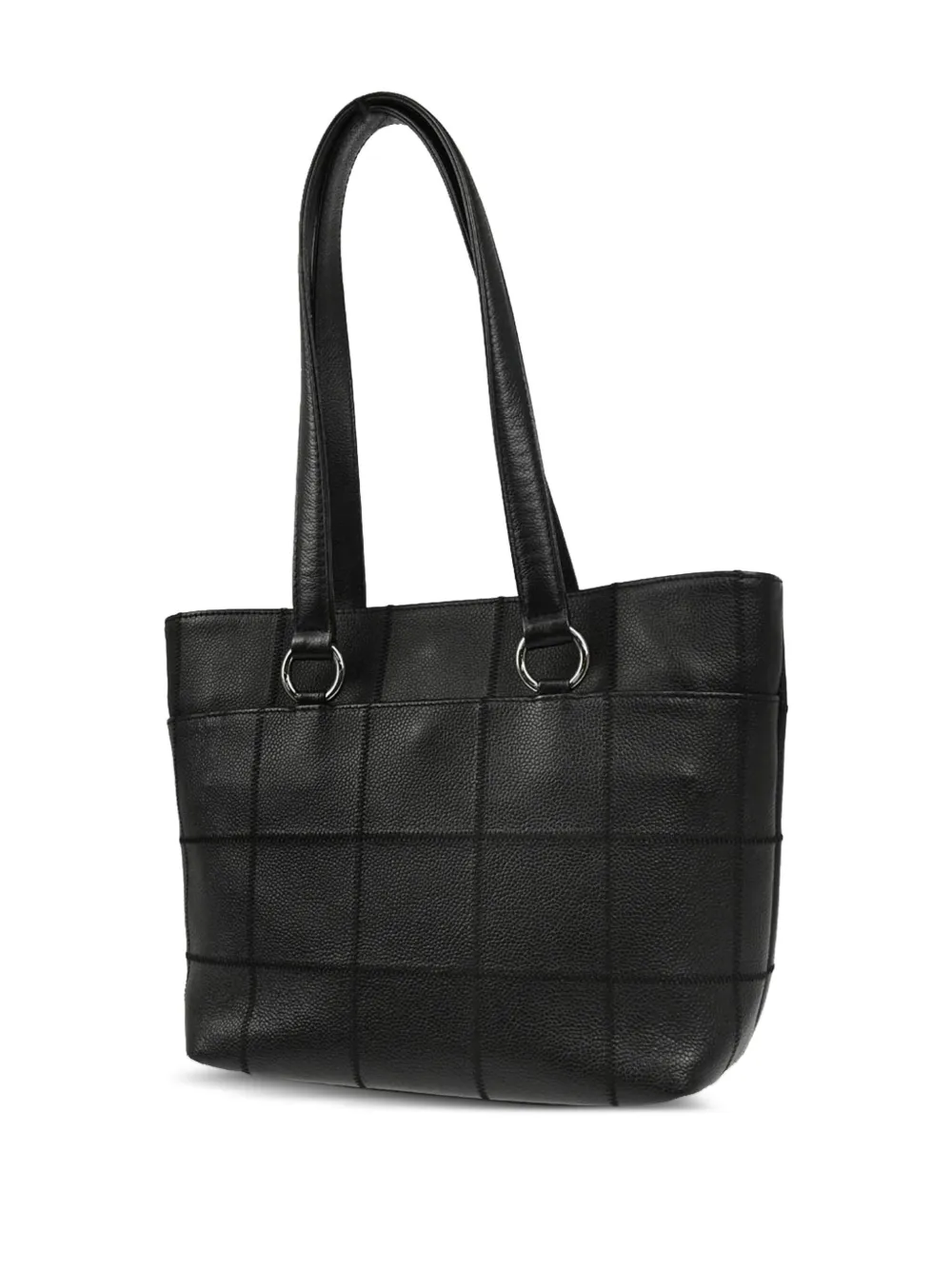 Pre-owned Chanel 2006 Choco Bar-quilted Tote Bag