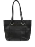 CHANEL Pre-Owned 2006 Choco Bar-quilted tote bag - Black