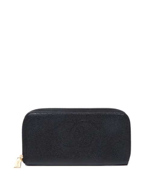 CHANEL Pre-Owned 2005-2006 CC caviar-leather wallet