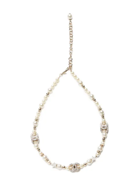 CHANEL Pre-Owned قلادة لؤلؤ صناعي 2023