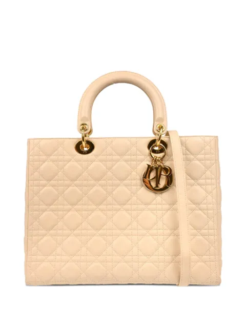 Christian Dior Pre-Owned bolsa de mano Cannage Lady Dior 2007